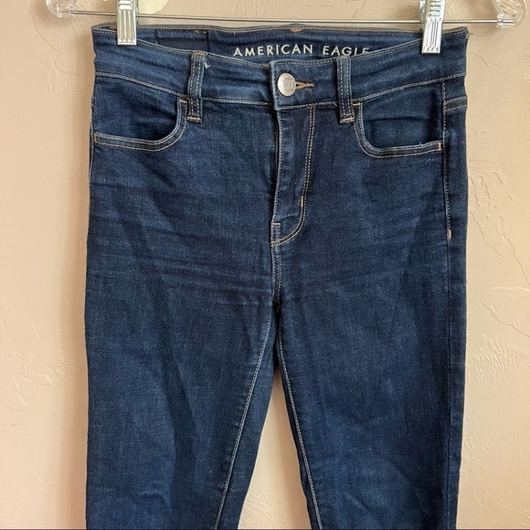 AEO High Rise Skinny Denim Jeggings - Picture 3 of 11